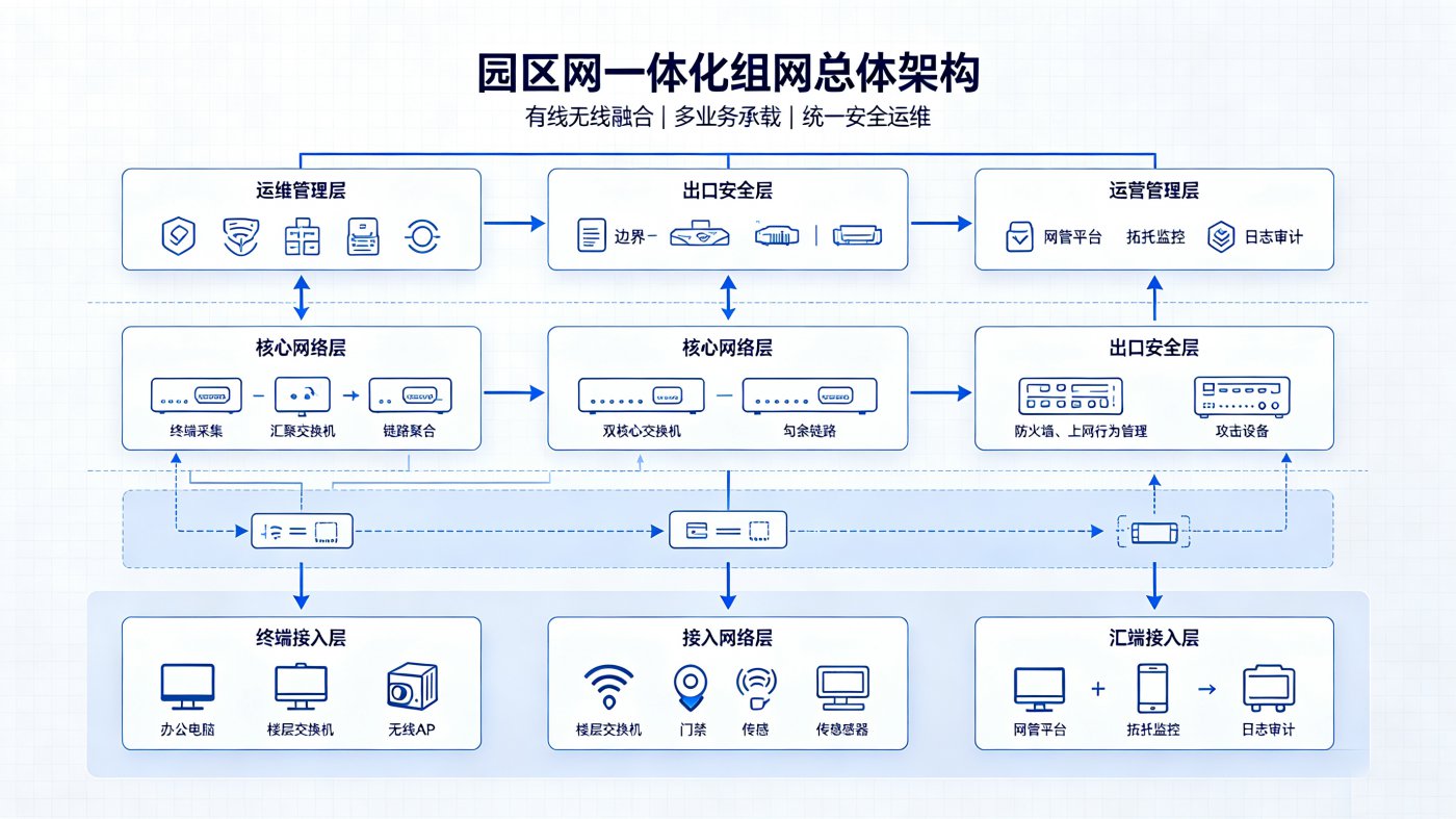 园区网一体化组网解决方案
